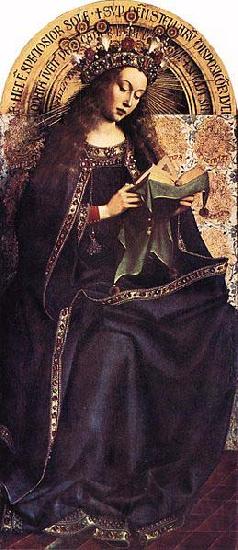 Jan Van Eyck Virgin Mary Germany oil painting art